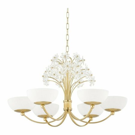 HUDSON VALLEY 6 Light Chandelier 4430-AGB